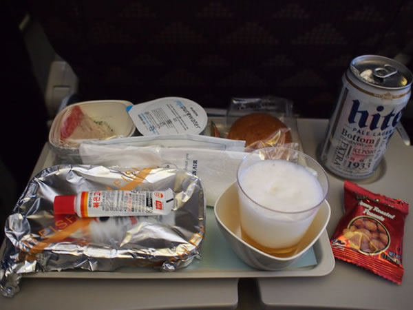2015年11月 大韓航空 KE2712 機内食