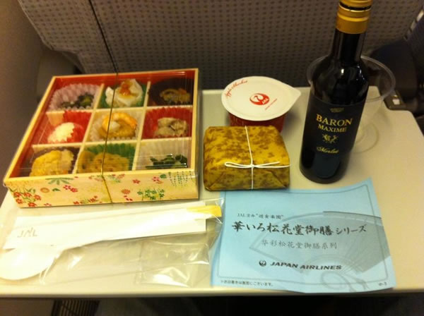 2011年7月 日本航空 / JAL JL81 機内食