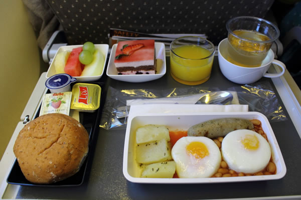 2016年2月 シンガポール航空 SQ632 機内食