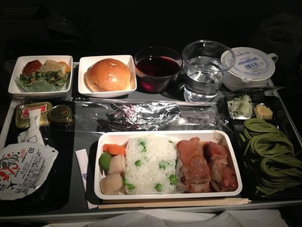 2015年5月 シンガポール航空 SQ635 機内食