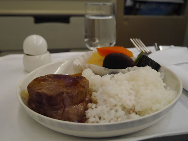 2013年7月 シンガポール航空 SQ635 機内食