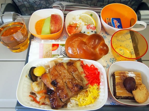 2014年12月 エバー航空 BR189 機内食