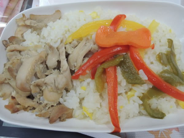 2014年1月 エバー航空 BR192 機内食