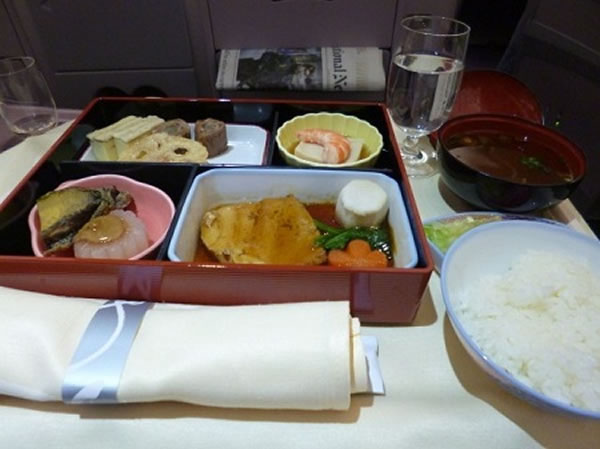 2015年12月 チャイナエアライン CI222 機内食