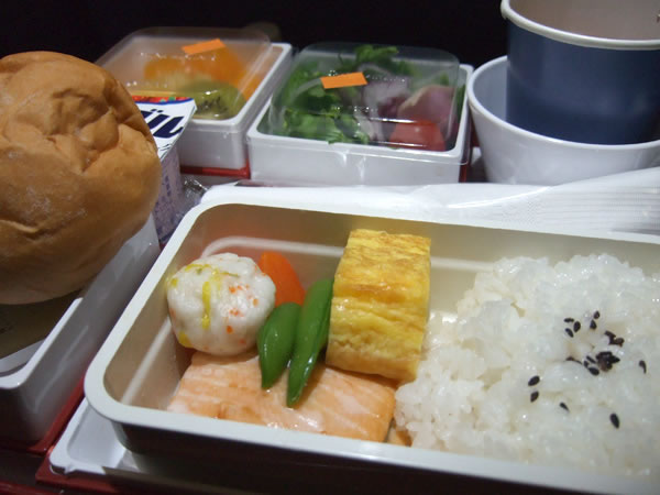 2012年10月 チャイナエアライン CI223 機内食