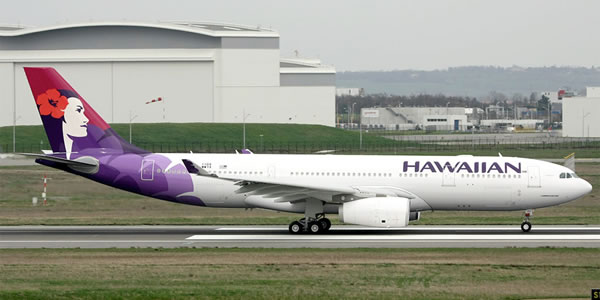 ハワイアン航空 ホノルル便を同社最新のA330-200に大型化