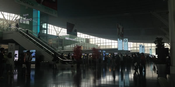 羽田空港国際線ターミナル チェックインカウンター